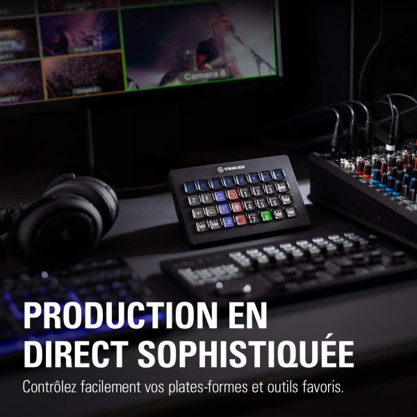 Elgato Stream Deck XL – Advanced Studio Controller, 32 macro keys, trigger actions in apps and software like OBS, Twitch, ​YouTube and more, works with Mac and PC
